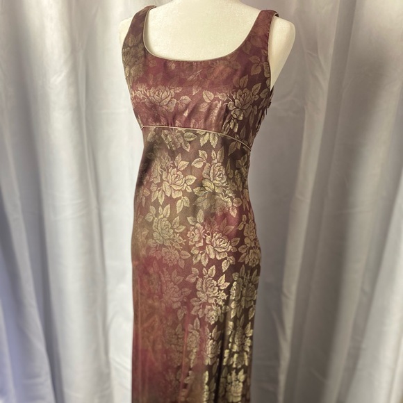 CYNTHIA ROWLEY full length cocktail dress. - Picture 3 of 11